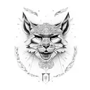 lince ibérico  tattoo design idea