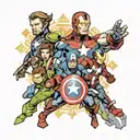 avengers tattoo design idea