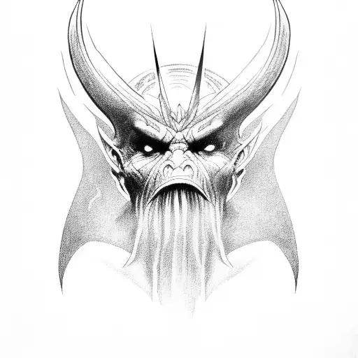Lord of the Rings, Morgoth, Balrog. tattoo design idea