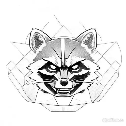 Rocket Raccoon tattoo design idea