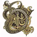 or Allah tattoo design idea