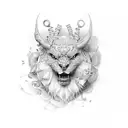 444 tattoo design idea