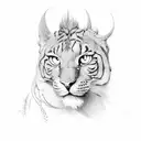 444 tattoo design idea