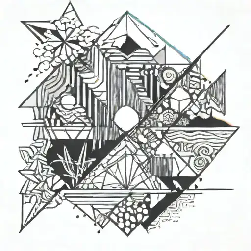 shore tattoo design idea