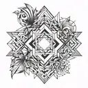 shore tattoo design idea