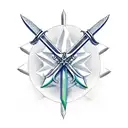 3 swords  tattoo design idea