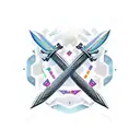 3 swords  tattoo design idea