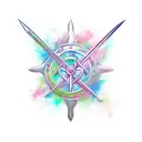 3 swords  tattoo design idea