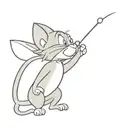 tom and jerry  tattoo design idea