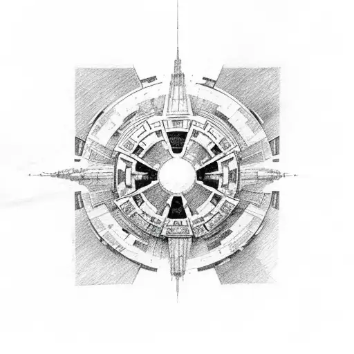 star wars imperial sign tattoo design idea