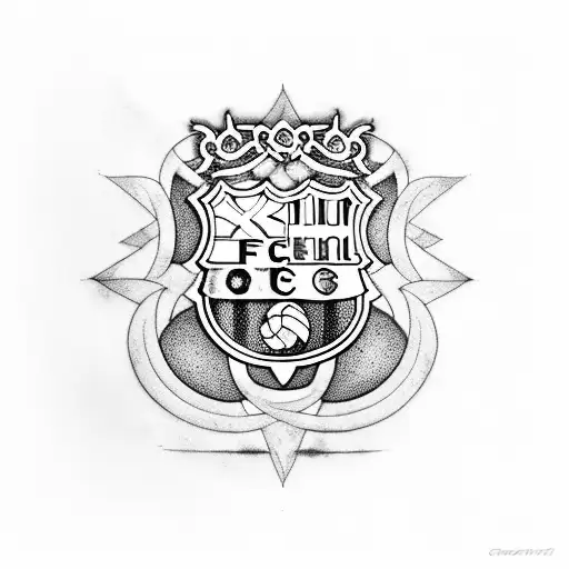Fc Barcelona  tattoo design idea