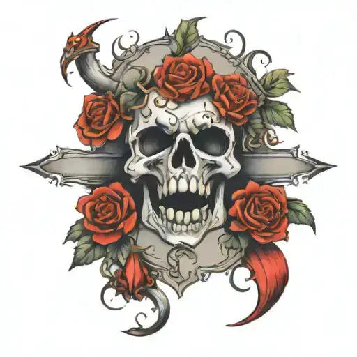 7 deadly sins of lust tattoo design idea
