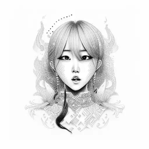 kpop tattoo design idea