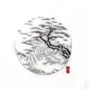 Willow tree tattoo design idea