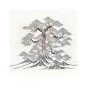 Willow tree tattoo design idea