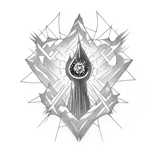 the dark tower tattoo design idea