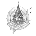 the dark tower tattoo design idea