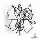 Cherry tattoo design idea