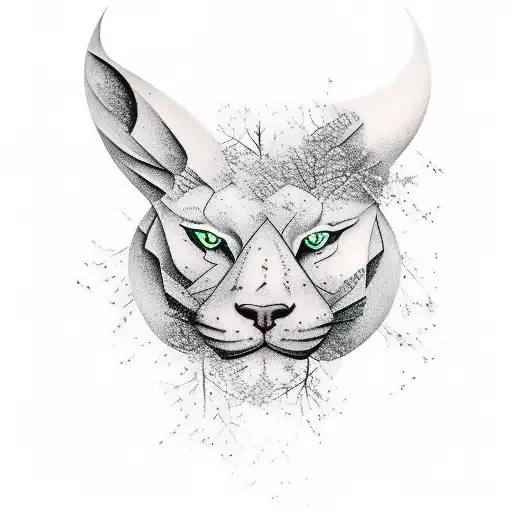 forest archer silhouette  tattoo design idea