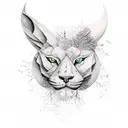 forest archer silhouette  tattoo design idea