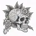 death date tattoo design idea
