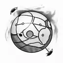 8 Ball tattoo design idea