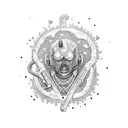 Makima chainsaw man tattoo design idea