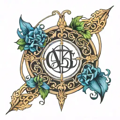 Gaelic symbolism name Eleanora  tattoo design idea