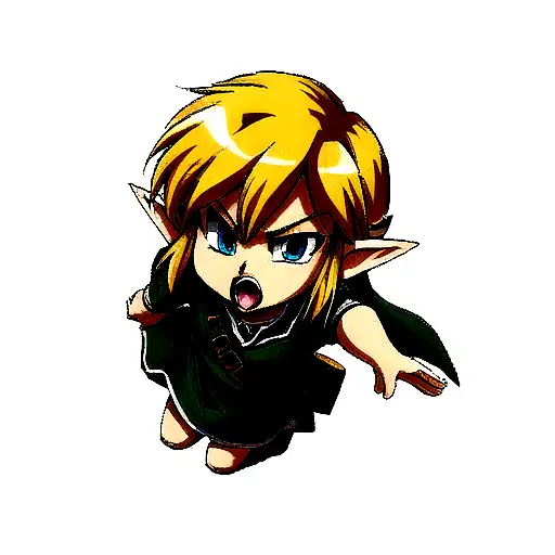 Legend Of Zelda Triforce tattoo design idea