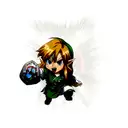 Legend Of Zelda Triforce tattoo design idea