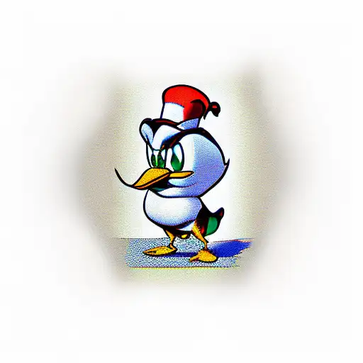 scrooge mcduck chicano tattoo design idea