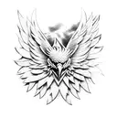 Polish Eagle  tattoo design idea