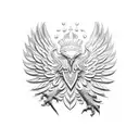 Polish Eagle  tattoo design idea