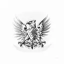 Polish Eagle  tattoo design idea