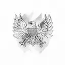 Polish Eagle  tattoo design idea
