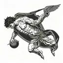 guido hatzis greek adonis tattoo design idea