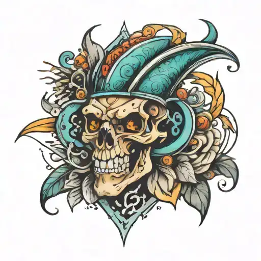 DINE MOB tattoo design idea