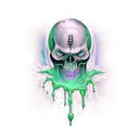warlock affliction tattoo design idea