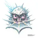 warlock affliction tattoo design idea