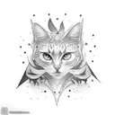 gato fenix tattoo design idea