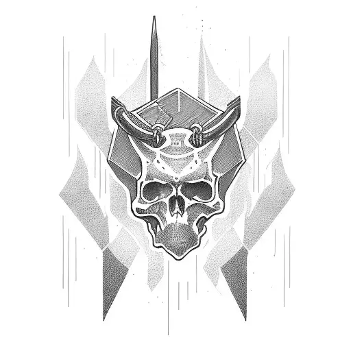 modern apocalypse tattoo design idea