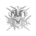 atlantis scene tattoo design idea