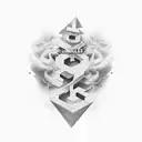 lettering the word impossible  tattoo design idea