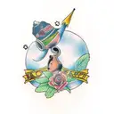 Baobab tattoo design idea