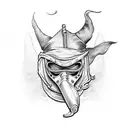 plague doctor tattoo design idea