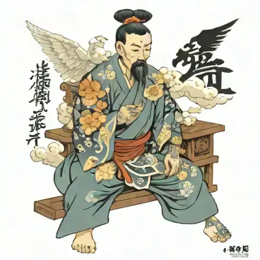 heaven officials blessing  tattoo design idea