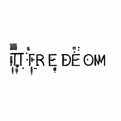 freedom is the oxygen of the soul tattoo design idea
