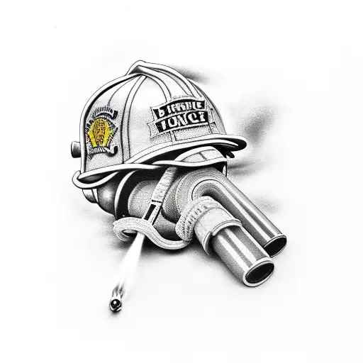 FireFighter tattoo design idea