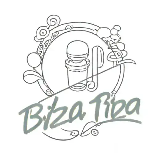 i took a pill in ibiza tatto design writeen title, typography , qoute  tattoo design idea