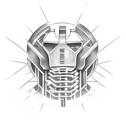 iron giant bolt  tattoo design idea